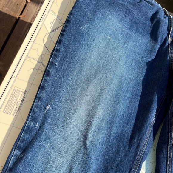 Nevada Dark Wash Fleece Lined Jeans 44 x 34 - Picture 8 of 9